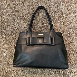Kate Spade Quinn Villabella Black Leather Purse
